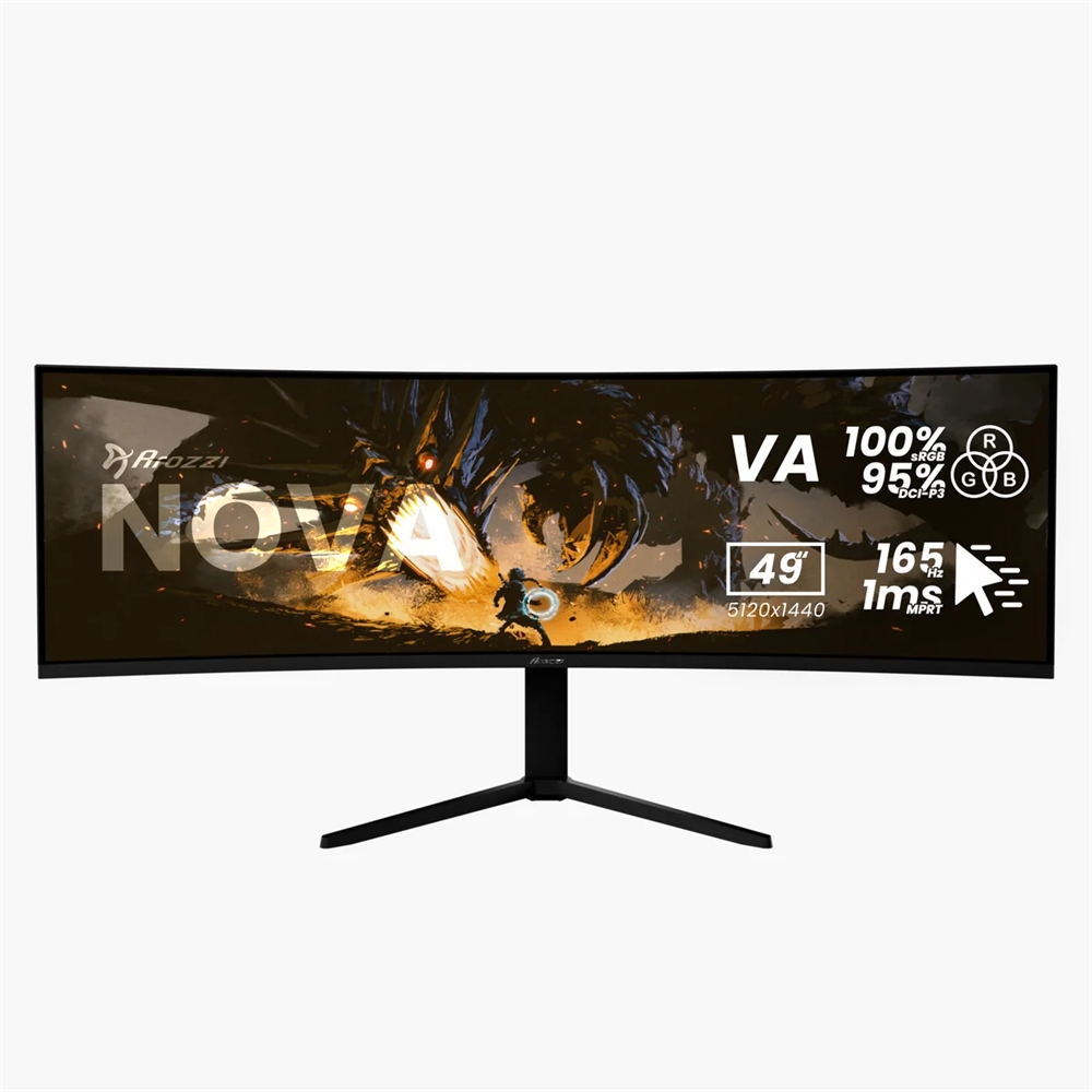 Arozzi Nova 49 Quot  Va 165hz Sort