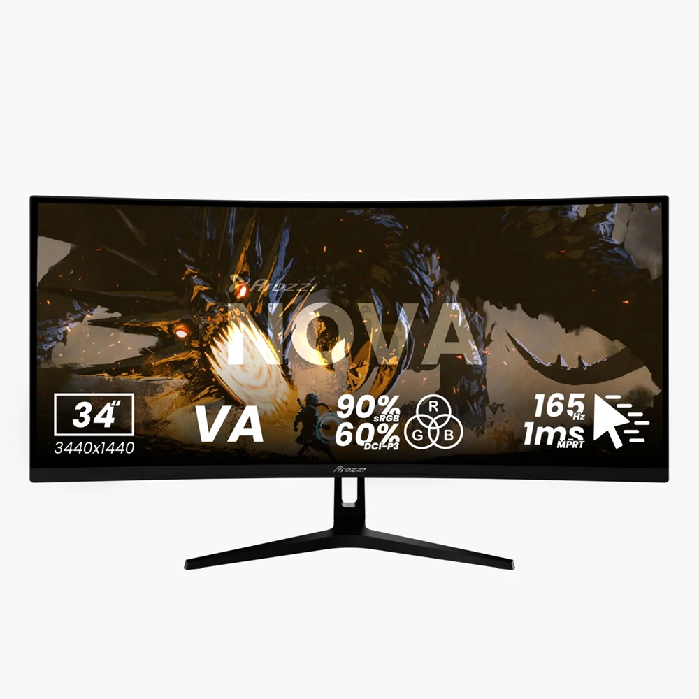 Arozzi Nova 34 Quot  Va 165hz Sort