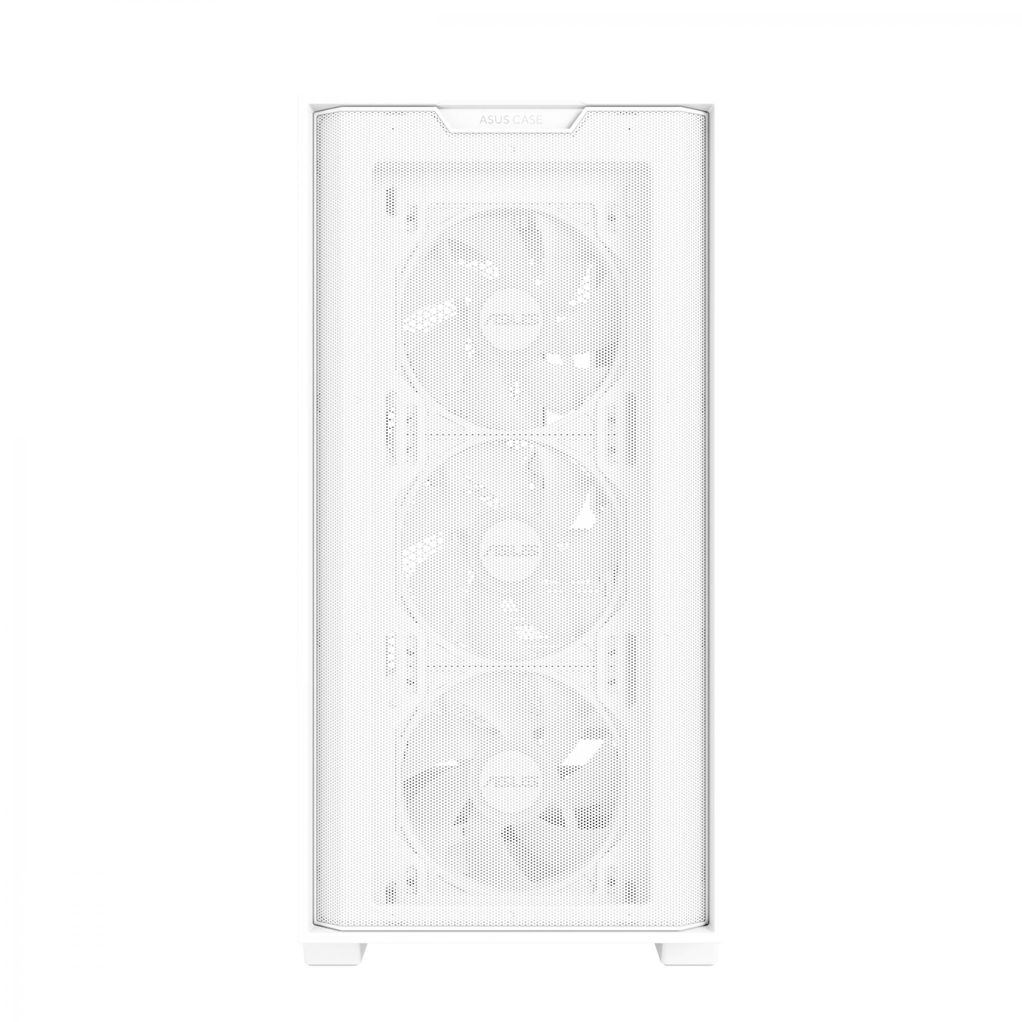 Asus A21 Plus Matx Case With   Pre-installed Argb Fans  Btf Support White Kabinet Geekd Dk