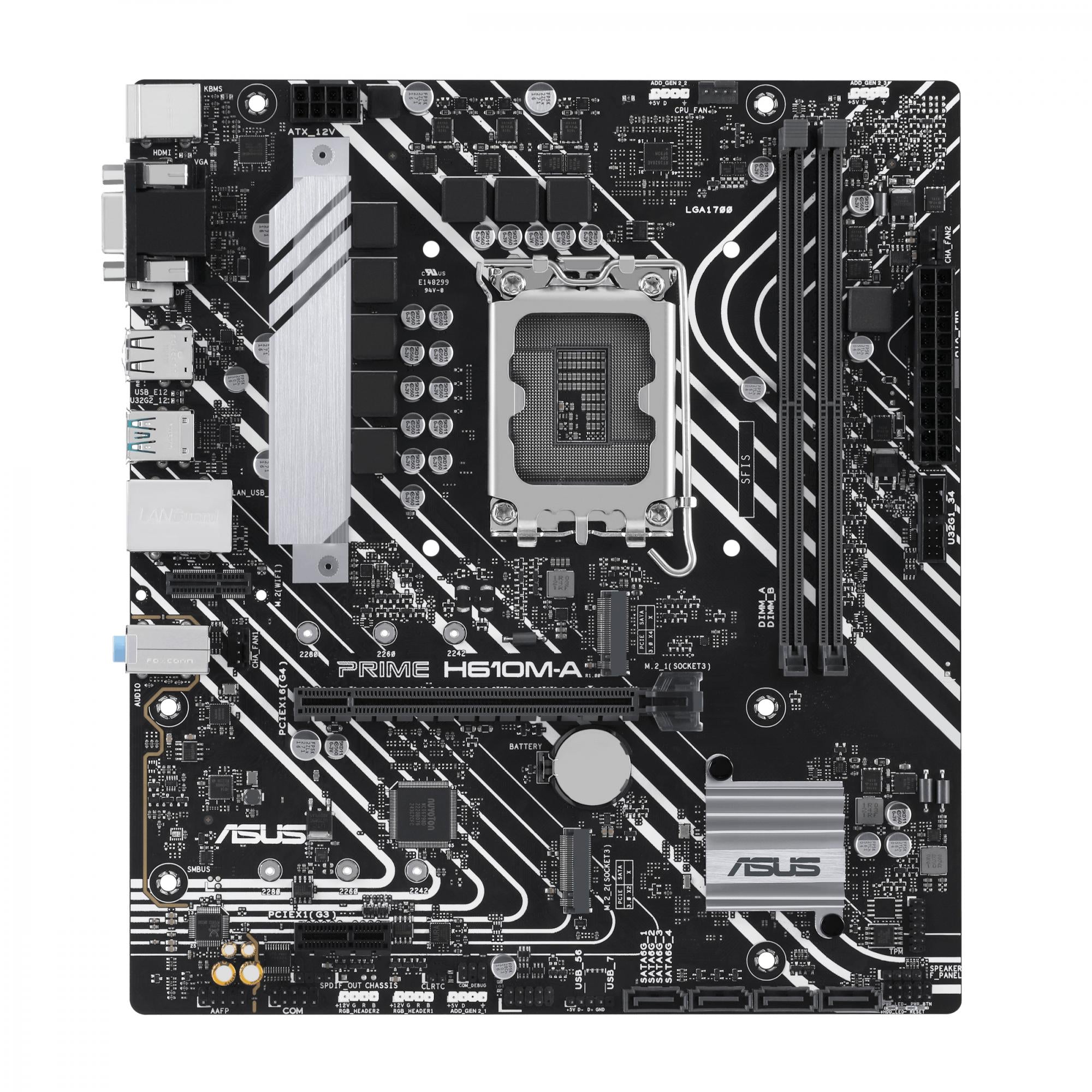 Asus Prime H610m- -csm  Matx  H610  Lga 1700  Ddr5  Bundkort Geekd Dk