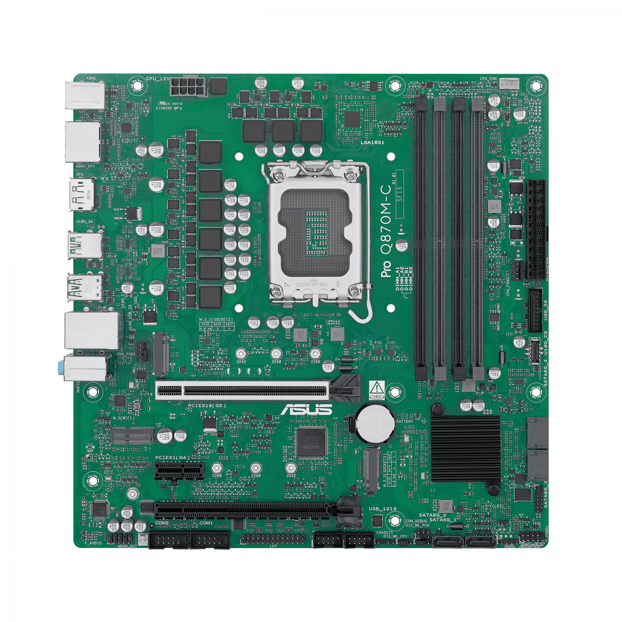 Asus Pro Q870m- -csm  Matx  Q870  Lga 1851  Ddr5  Bundkort Geekd Dk