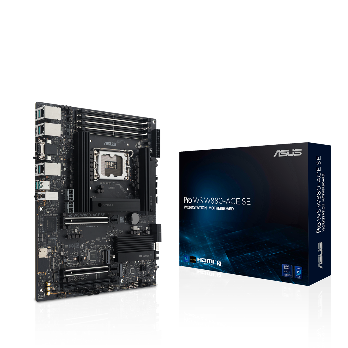 Asus Pro Ws W880-ace Se  Atx  W880  Lga 1851  Ddr5  Bundkort Geekd Dk