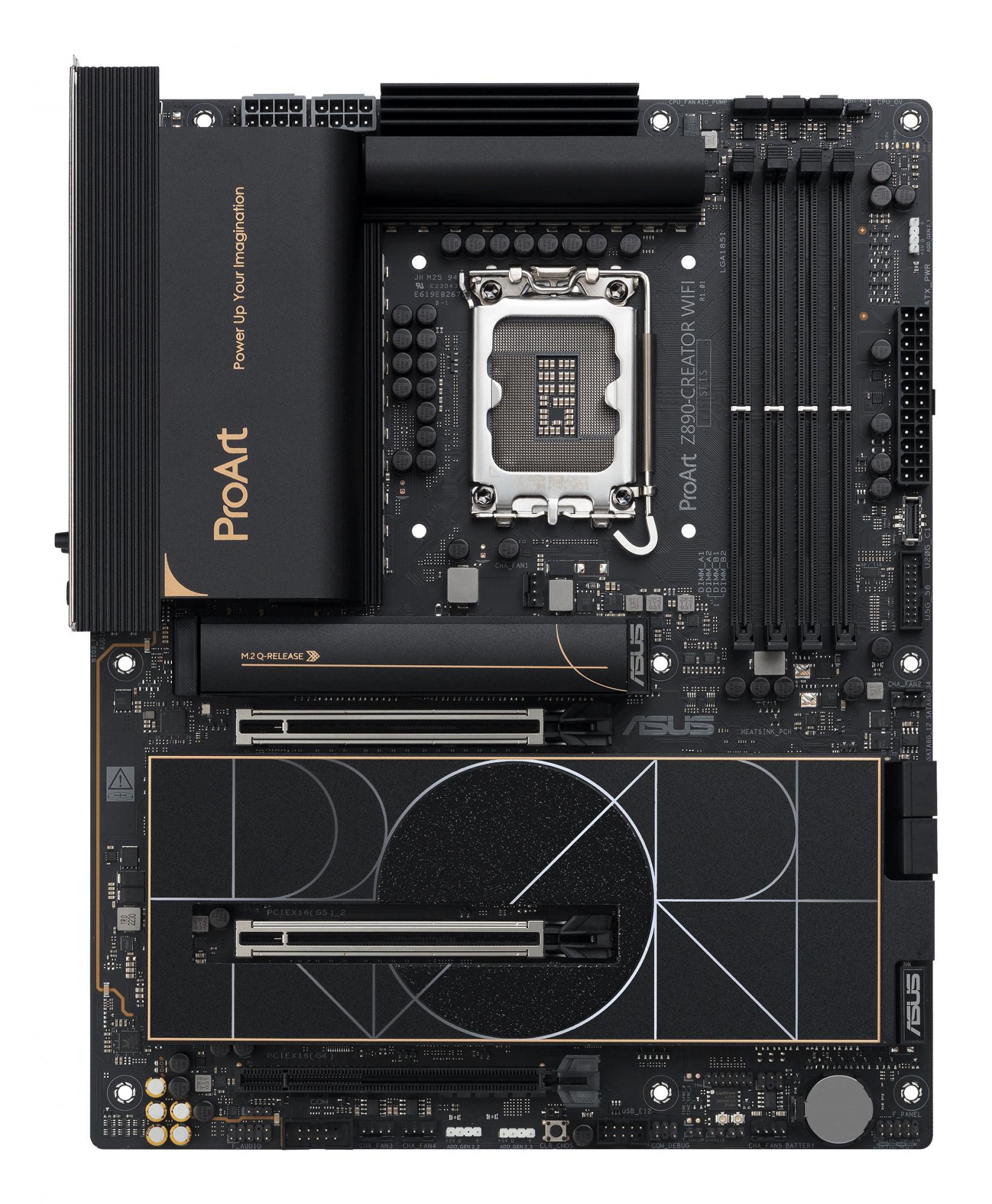 Asus Proart Z890-creator Wifi  Atx  Z890  Lga 1851  Ddr5  Bundkort Geekd Dk