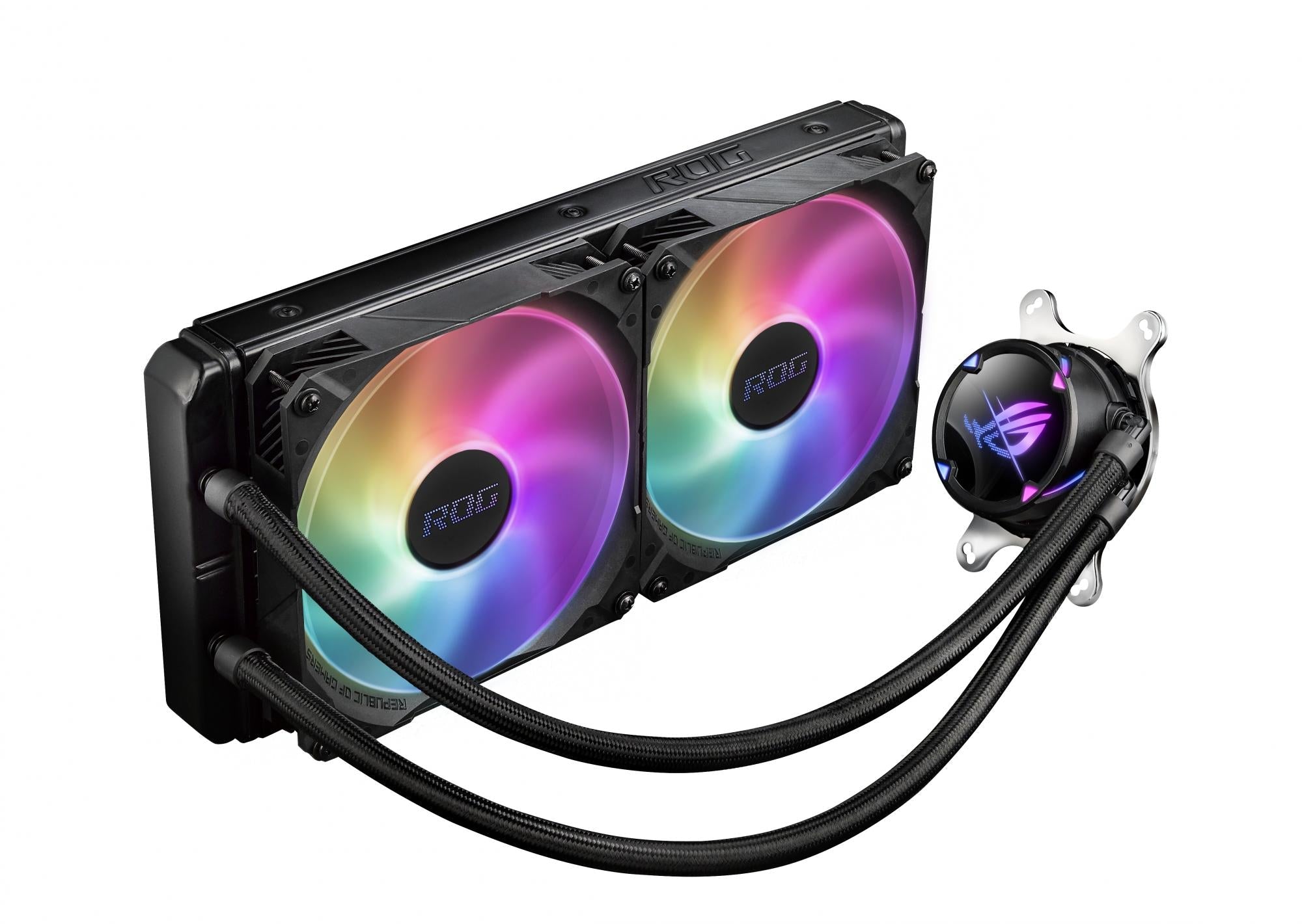 Asus Rog Strix Lc Ii 280 Argb Aio Liquid Cooler Vandkøling Geekd Dk
