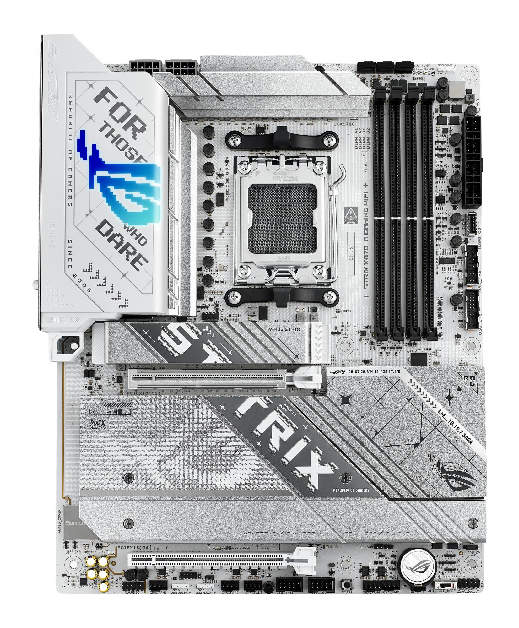 Asus Rog Strix X870-  Gaming Wifi  Atx  X870  Am5  Ddr5  Bundkort Geekd Dk