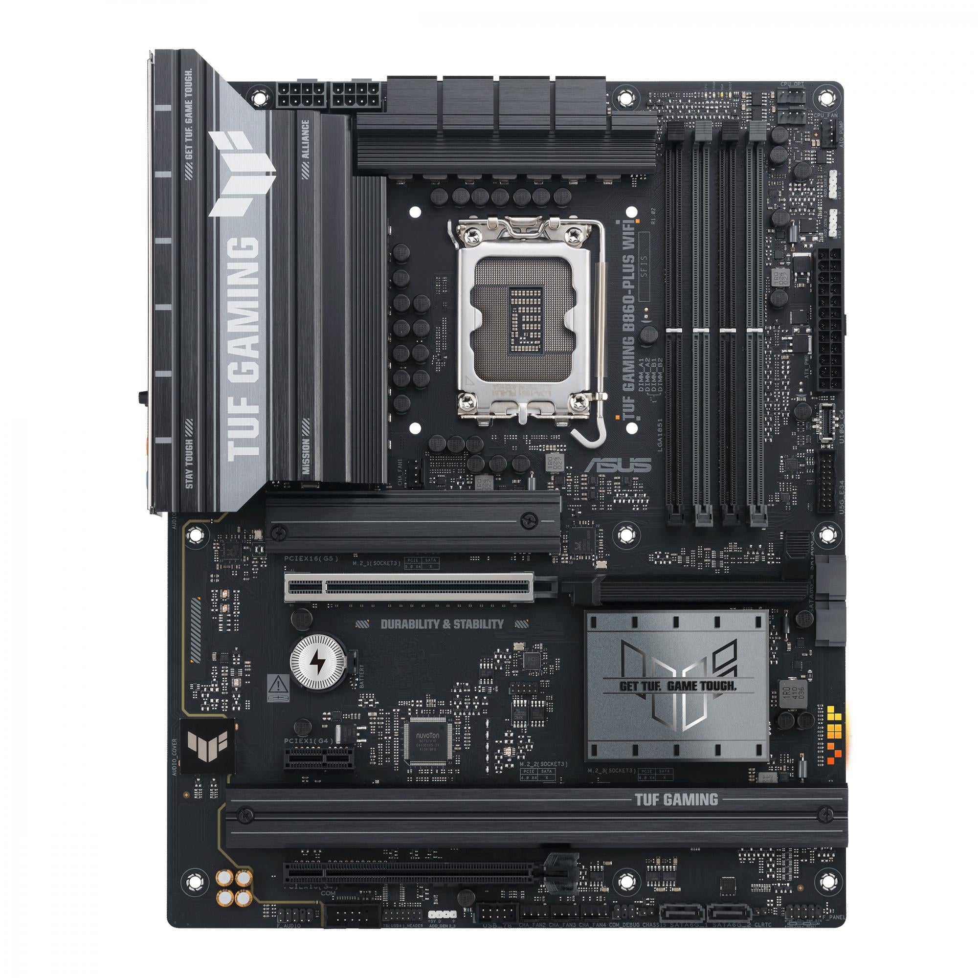 Asus Tuf Gaming B860-plus Wifi  Atx  B860  Lga 1851  Ddr5  Bundkort Geekd Dk
