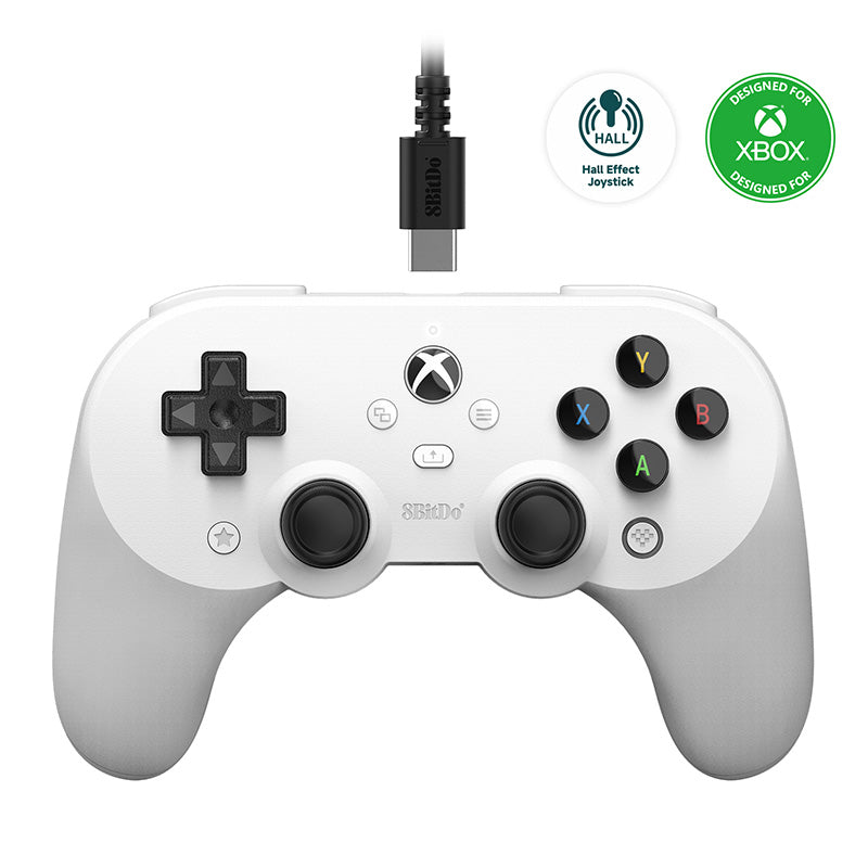 8bitdo Pro Kablet Xbox Gamepad Hvid Controller Geekd Dk