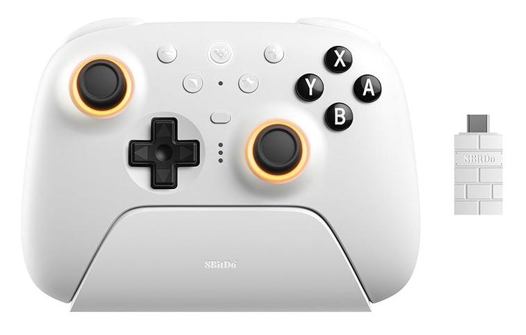 8bitdo Ultimate Wireless Bt White Konsol Geekd Dk