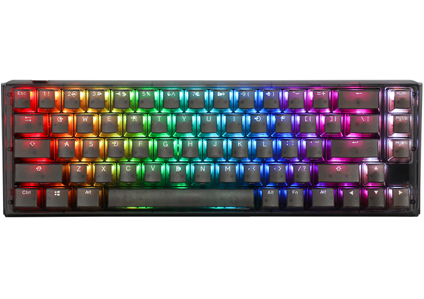 Ducky One   Aura Black Nordic Sf 65  Kailh Box Jellyfish Switch   Rgb Tastatur Geekd Dk