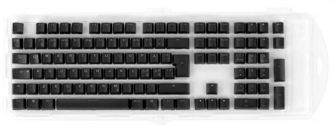 Ducky Sort 115 Keycap Set Double-shot Pbt Nordic Layout Keycaps Geekd Dk