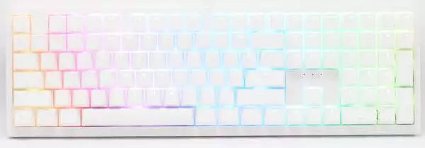 Ducky Zero White Cherry Speed Silver Rgb Trådløs Tastatur Geekd Dk