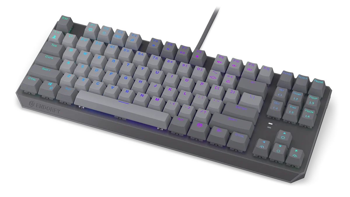 Endorfy Thock V2 Tkl Mekanisk Gaming Tastatur Grå Geekd Dk