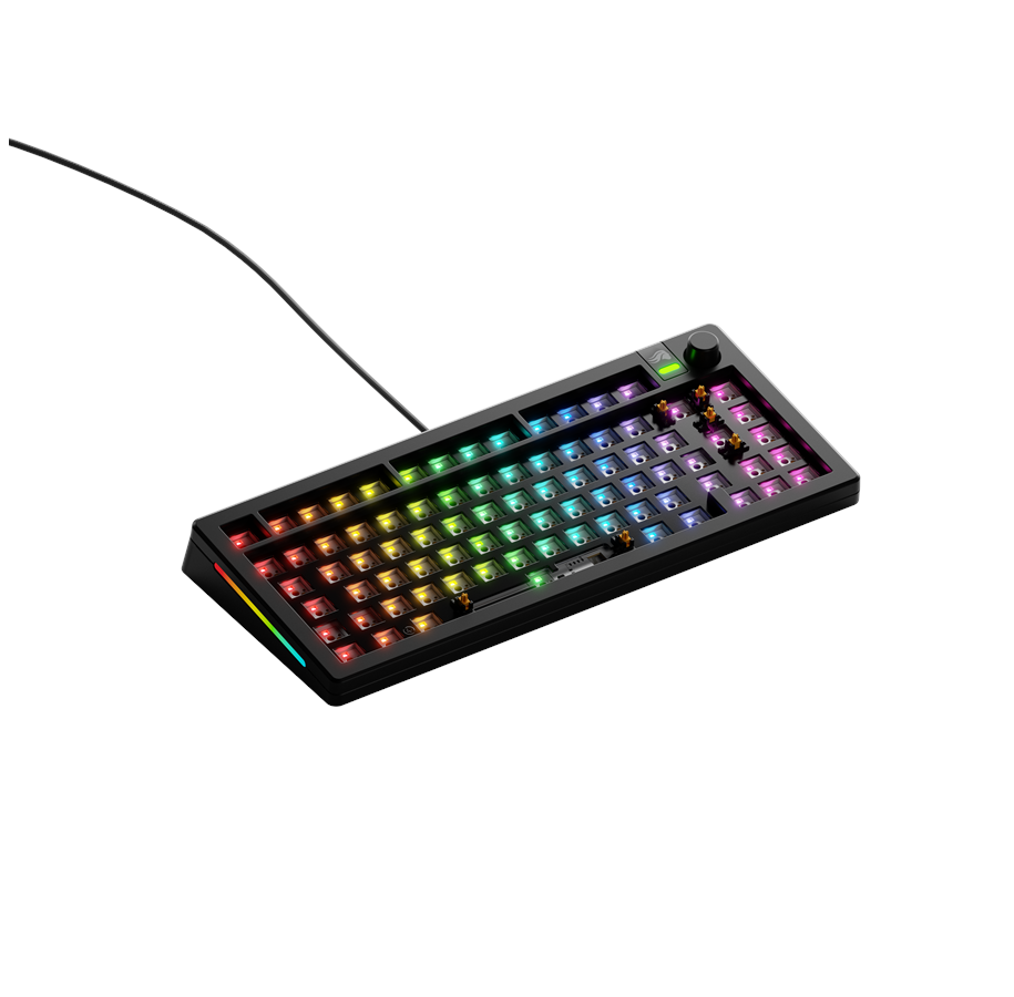 Glorious Gmmk 75 Barebones Wired Sort Iso Tastatur Geekd Dk