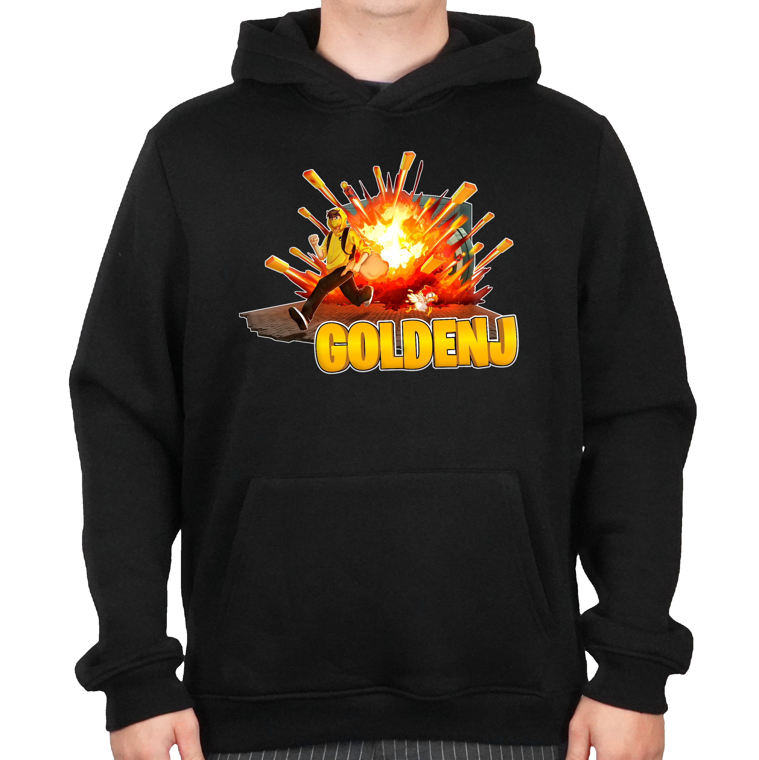 Goldenj Vault Hoodie Sort Geekd Dk