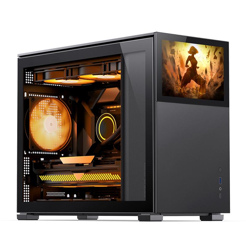 Jonsbo D31 Screen Matx Case  Tempered Glass Sort Kabinet Geekd Dk