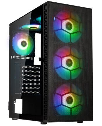 Kolink Observatory Hf Mesh Argb Midi Tower Case Black Kabinet Geekd Dk