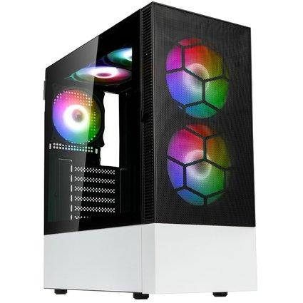 Kolink Observatory Mx Mesh Argb Midi Tower Case Black White Kabinet Geekd Dk