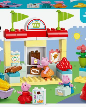 Lego 10434 Duplo Peppa Apos   Supermarket Geekd Dk