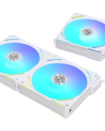 Lian Li Uni Fan Al120 V2 Rgb Pwm Fan   Pack White 120mm  28mm Width Kabinet Blæser Geekd Dk
