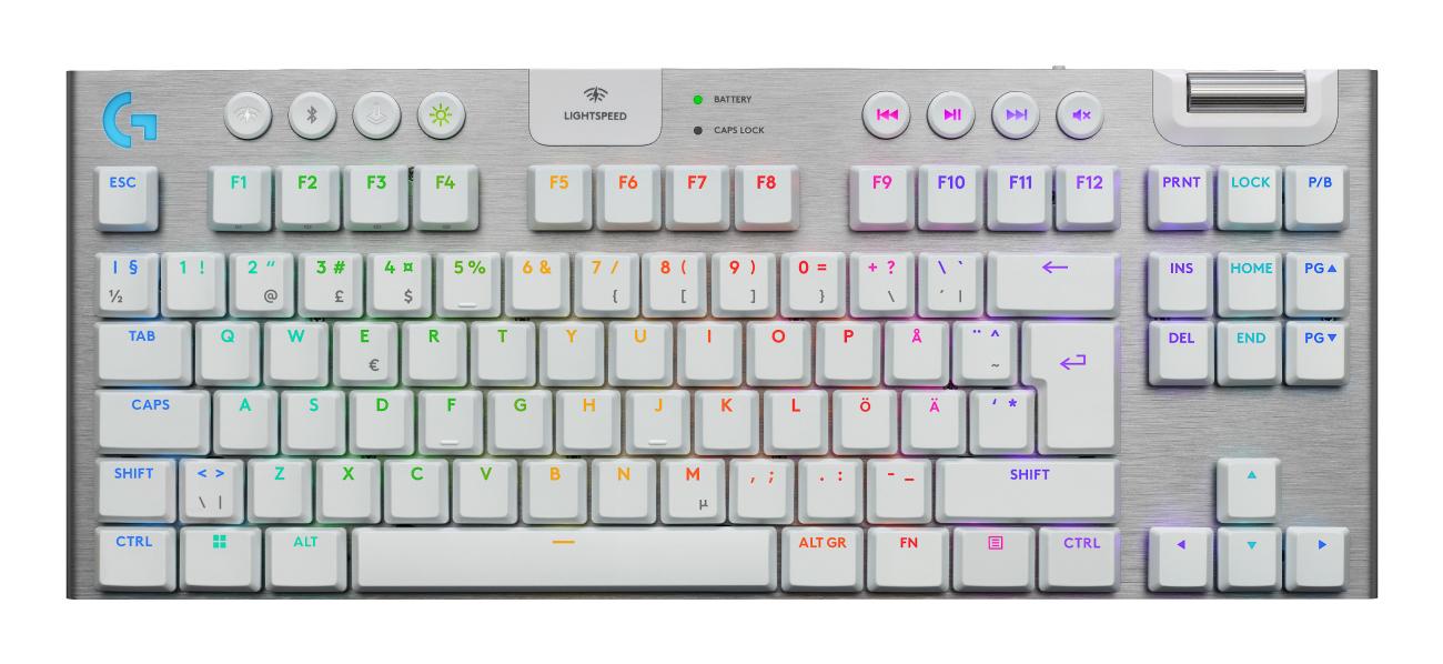 Logitech G915 Lightspeed Tkl Low-profile Wireless Gaming Keyboard Tastatur Geekd Dk