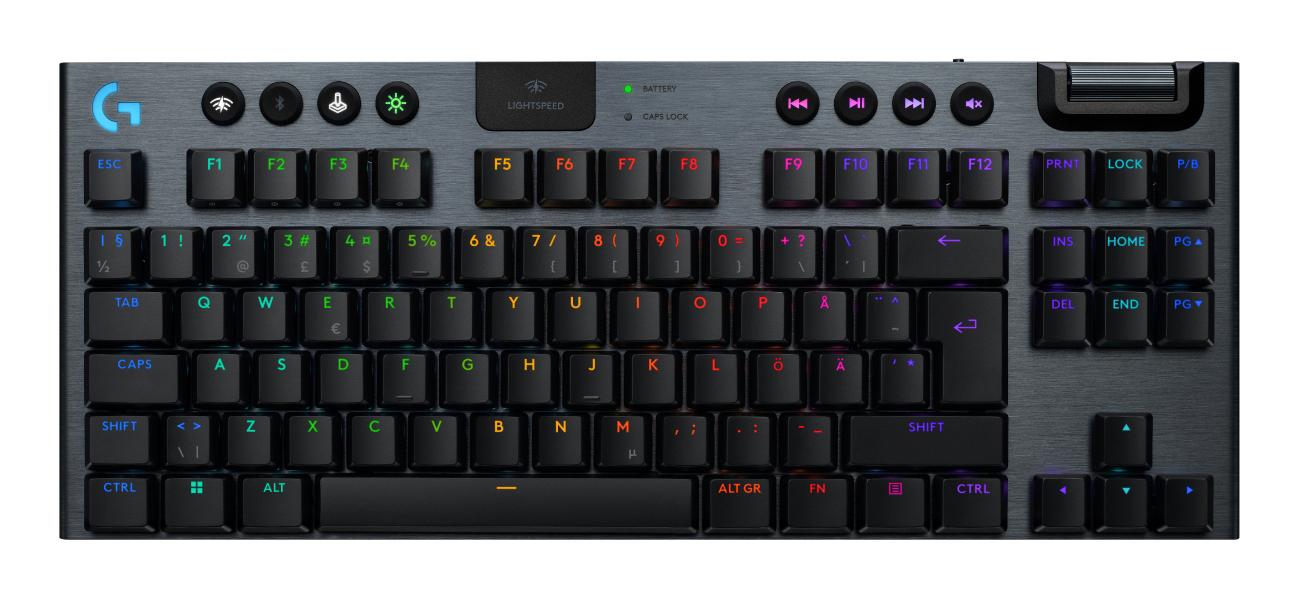 Logitech G915 Lightspeed Tkl Low-profile Wireless Gaming Keyboard Tastatur Geekd Dk