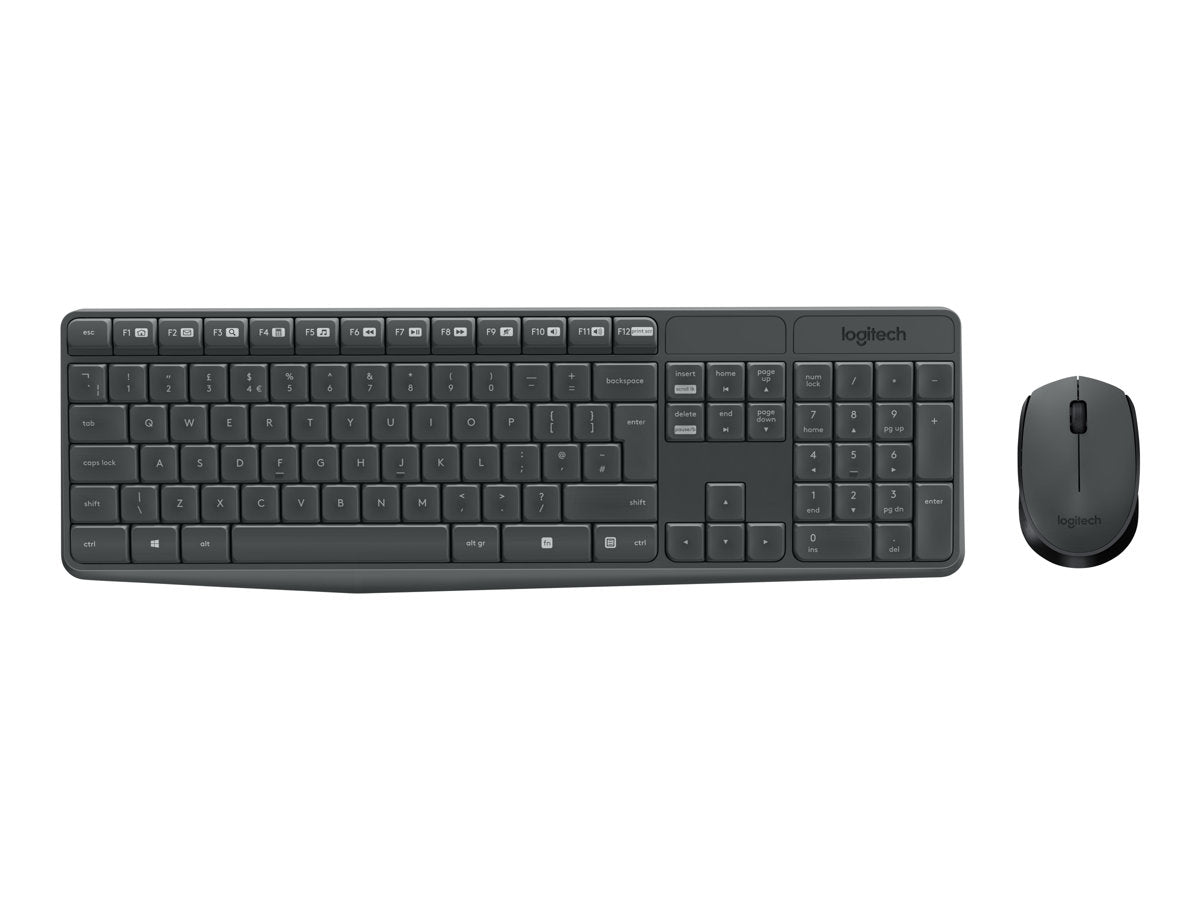Logitech Trådløst Tastatur Og Mus-sæt Nordisk Layout Geekd Dk