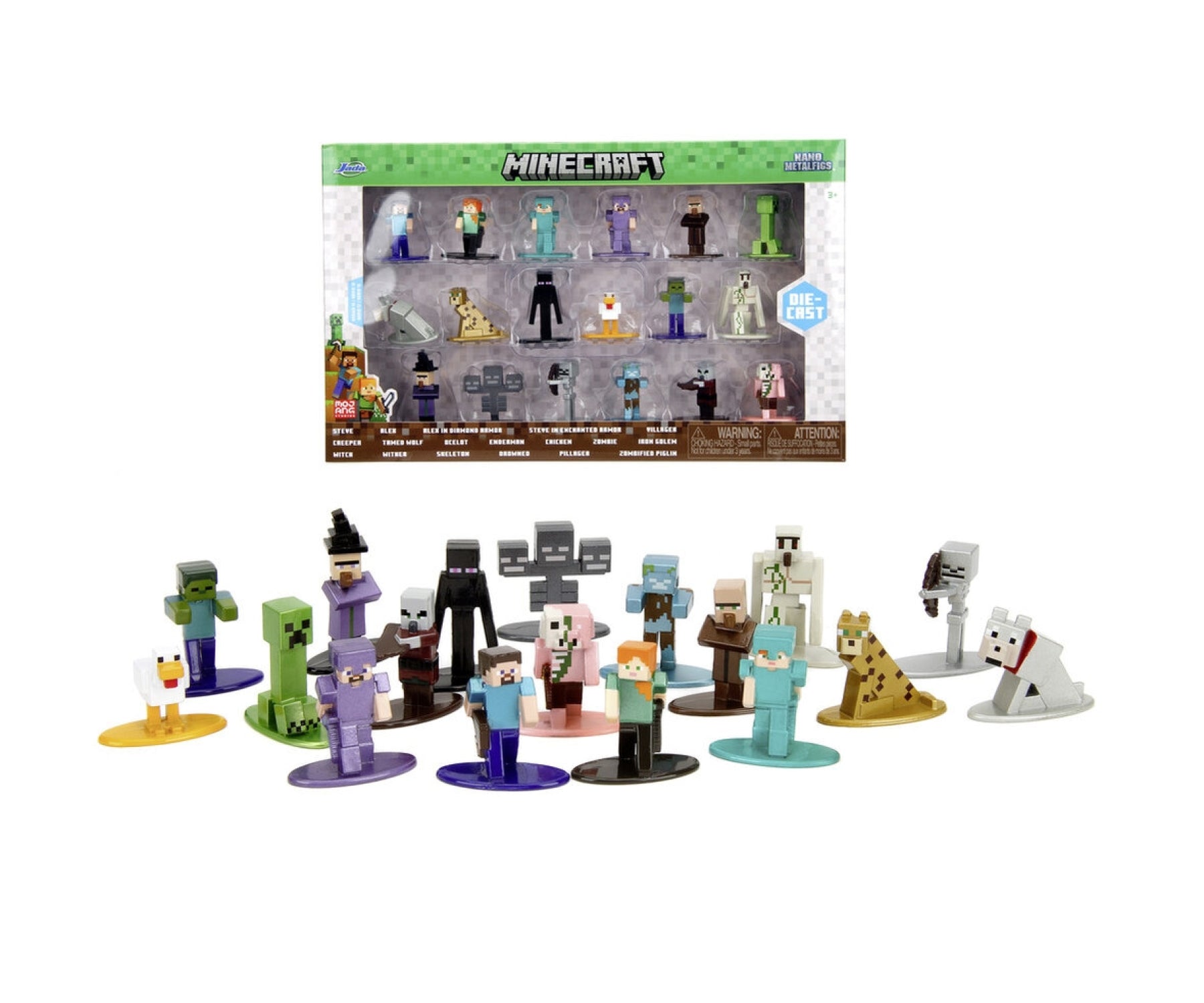 Minecraft Nanofigs Wave 12   Figursæt Legetøj Geekd Dk