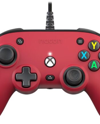 Nacon Pro Controller Compact Rød  Xbox Series   Konsol Geekd Dk