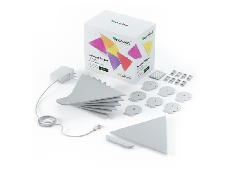 Nanoleaf Shapes Triangles Expansion Pack Panels Led Lys Geekd Dk