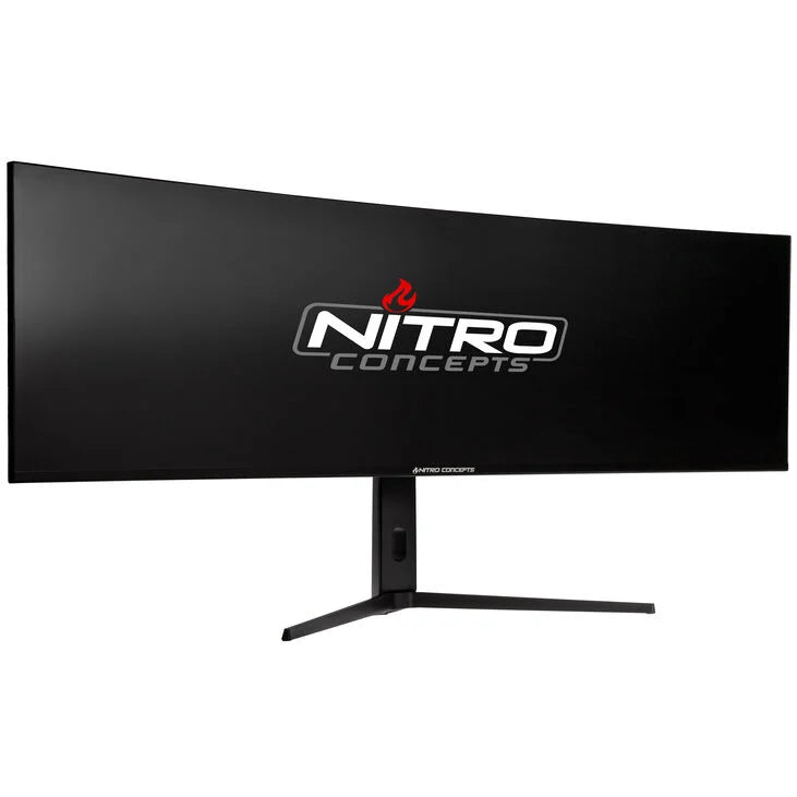 Nitro Concepts Sm1 Simracing Monitor Dual Qhd 1440p  5120   1440  144hz Ips Racing Simulator Tilbehør Geekd Dk