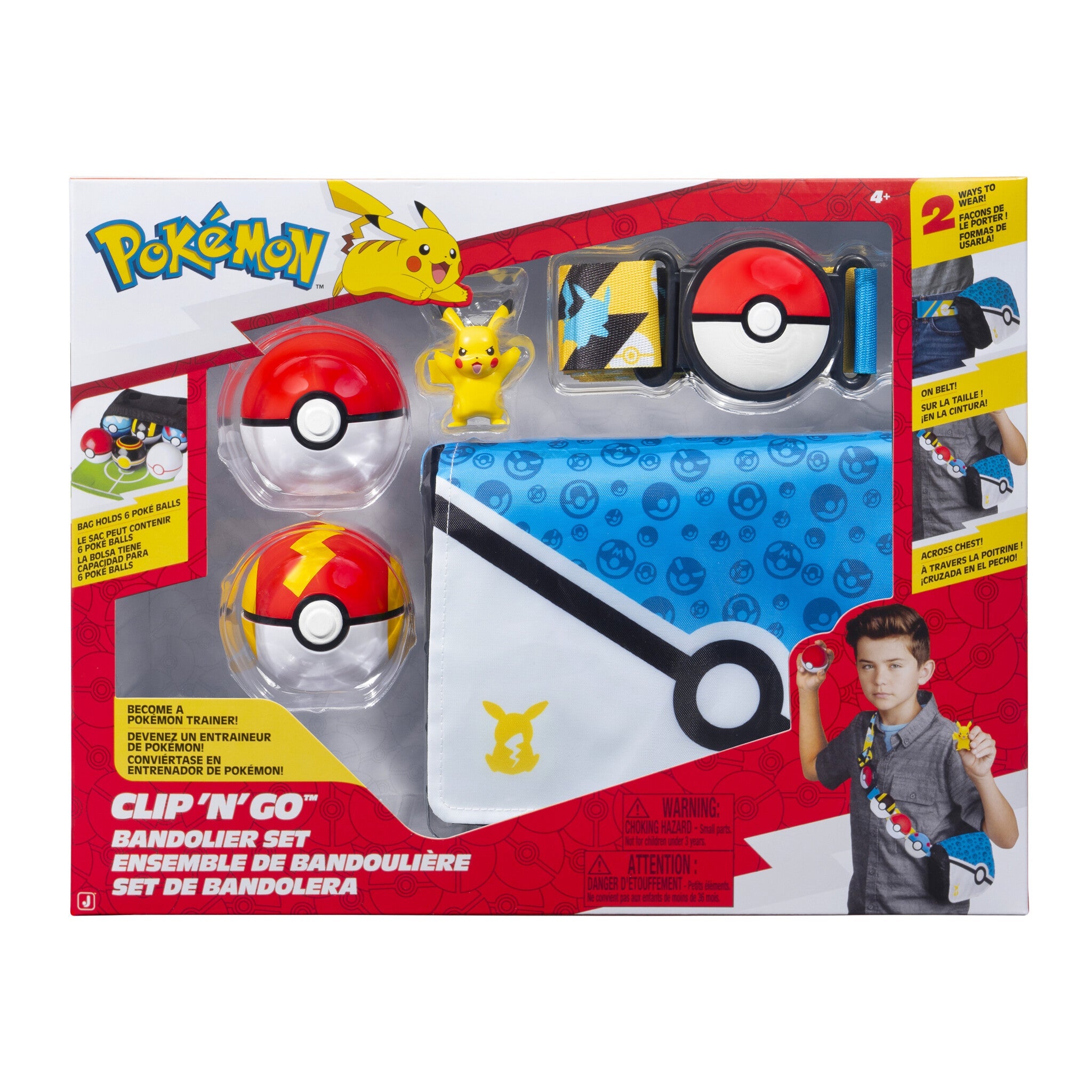 Pokémon Clip Go Set Pikachu Legetøj Geekd Dk
