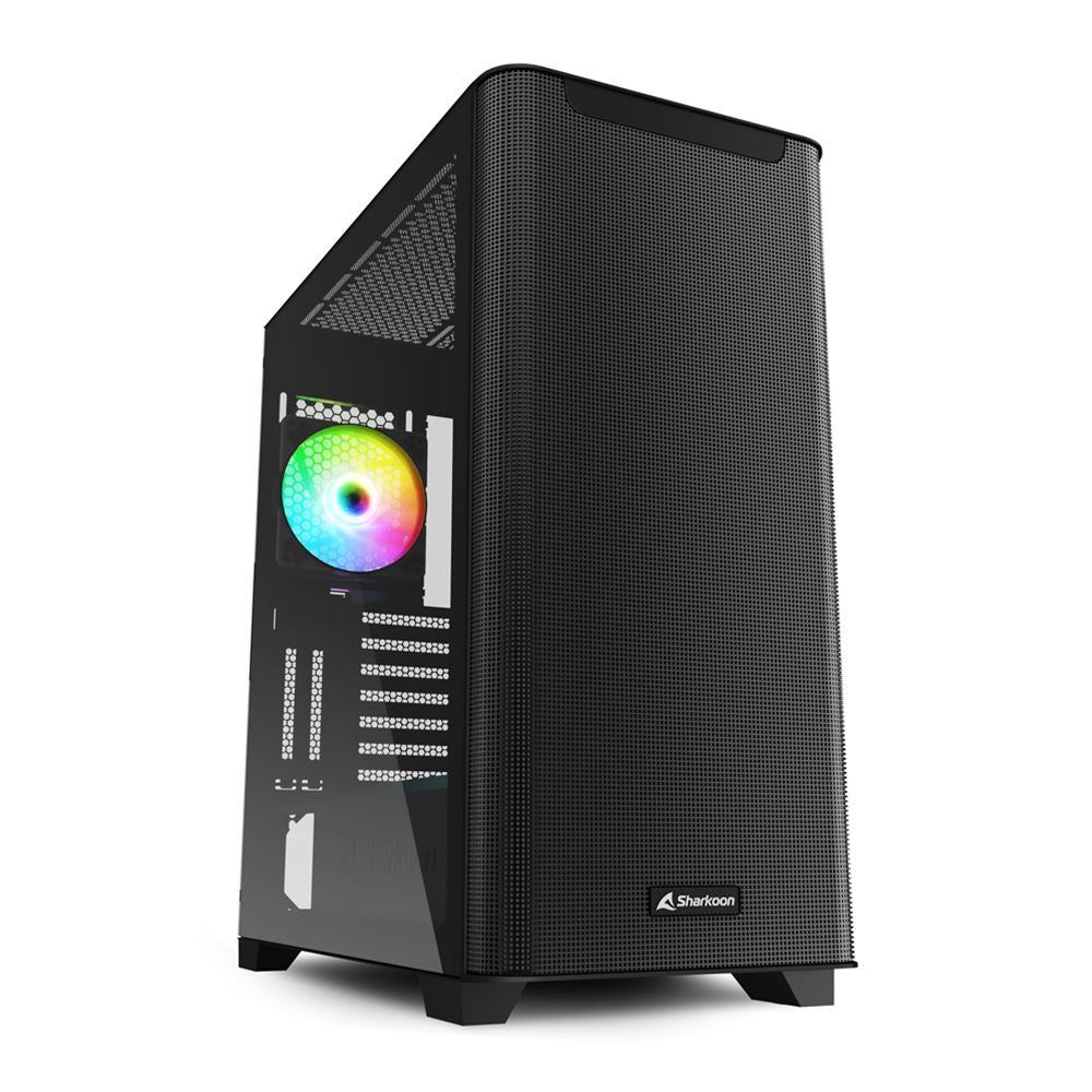 Sharkoon M30 Rgb  Tower Case  Black  Tempered Glass  Kabinet Geekd Dk