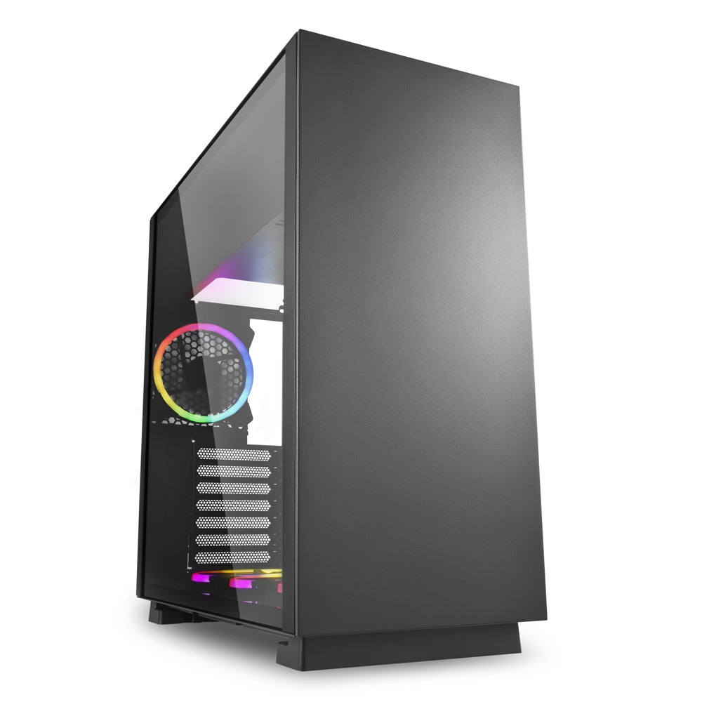 Sharkoon Pure Steel Rgb Black Window Kabinet Geekd Dk