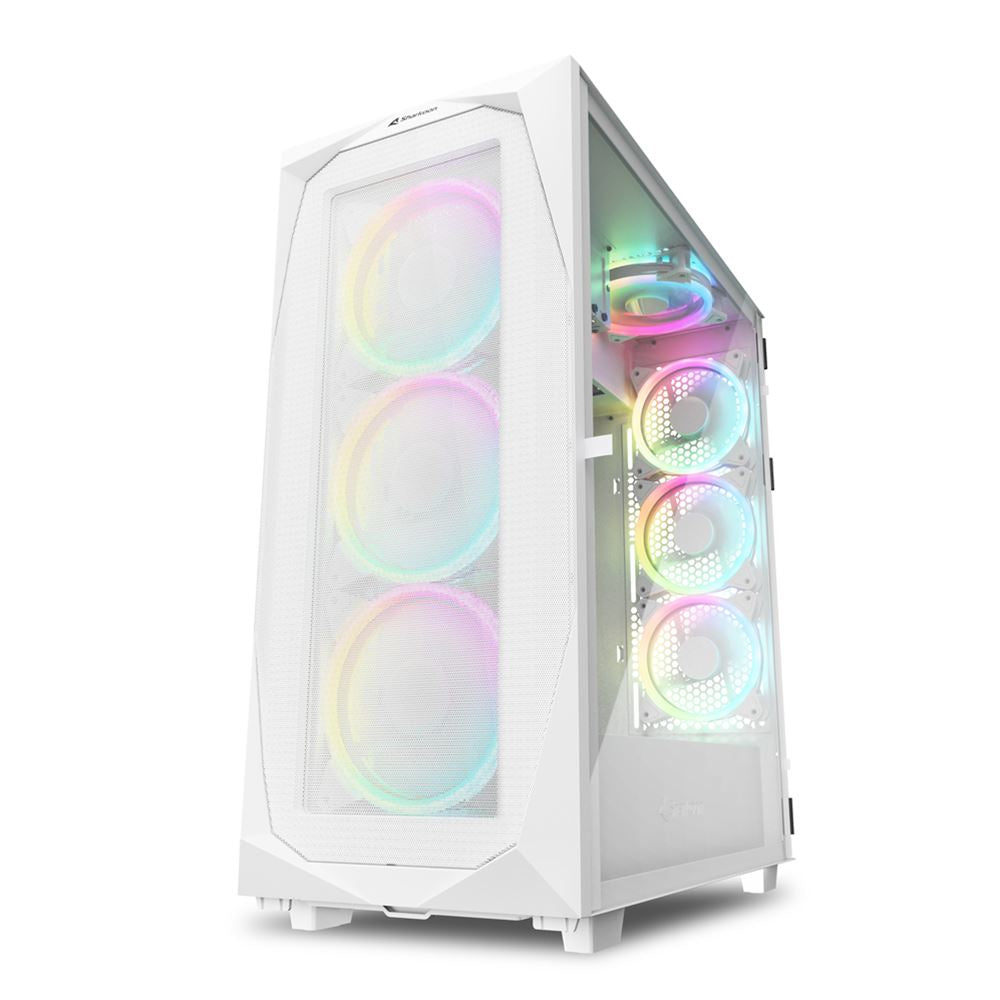 Sharkoon Rev300 White  Tower Case  White  Kabinet Geekd Dk