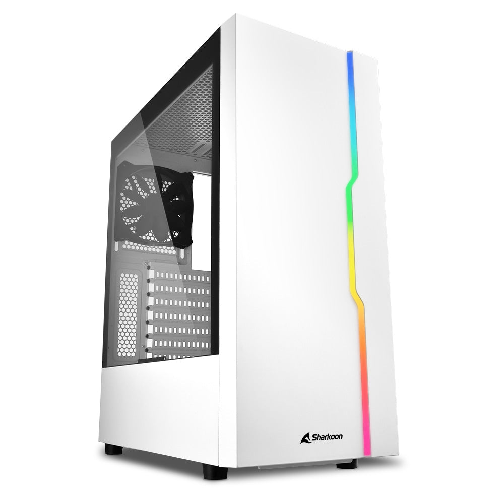 Sharkoon Rgb Slider White  Tower Case Kabinet Geekd Dk