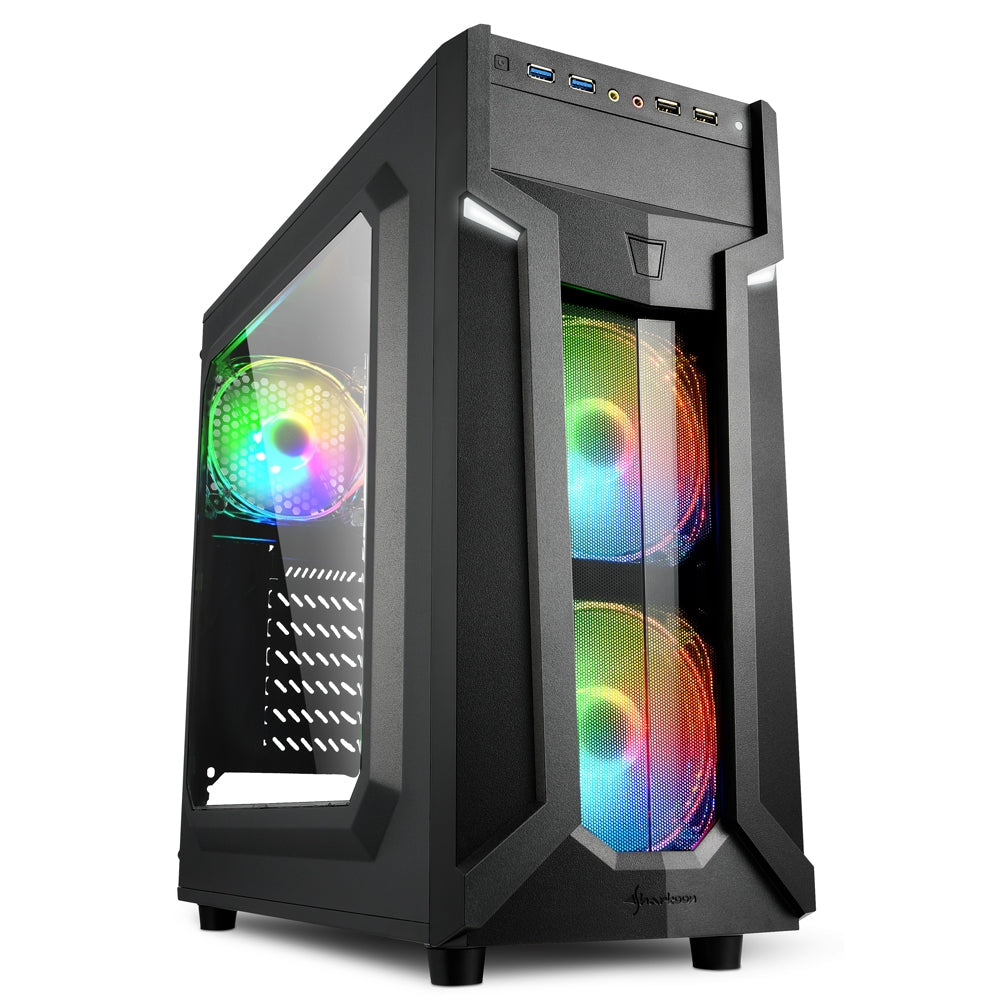 Sharkoon Vg6-  Rgb Window Kabinet Geekd Dk