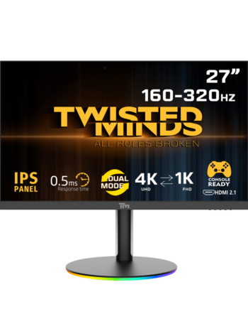 Twisted Minds 27â  2k 4k Gaming Skærm   4k 160hz   Full Hd 360hz Geekd Dk