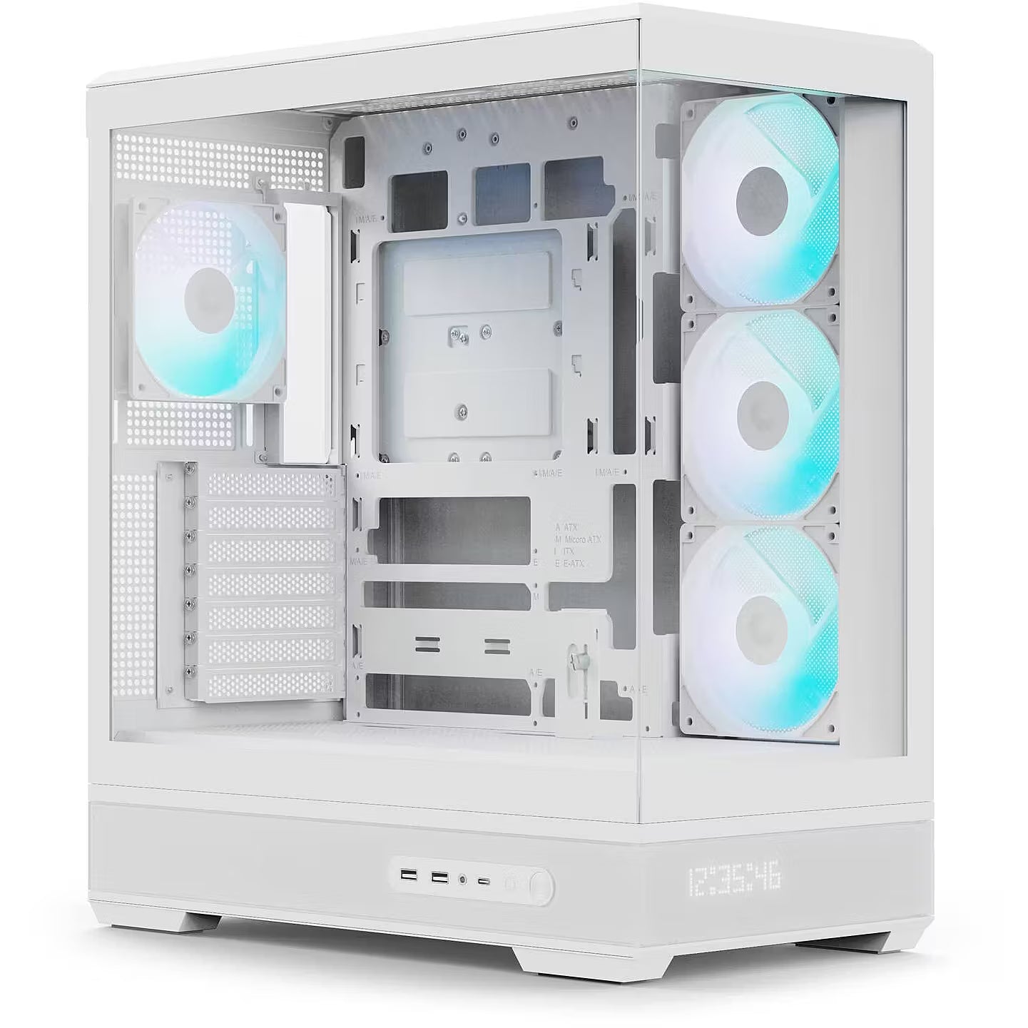 Aerocool P500b Digi Mid-tower Case White Kabinet Geekd Dk