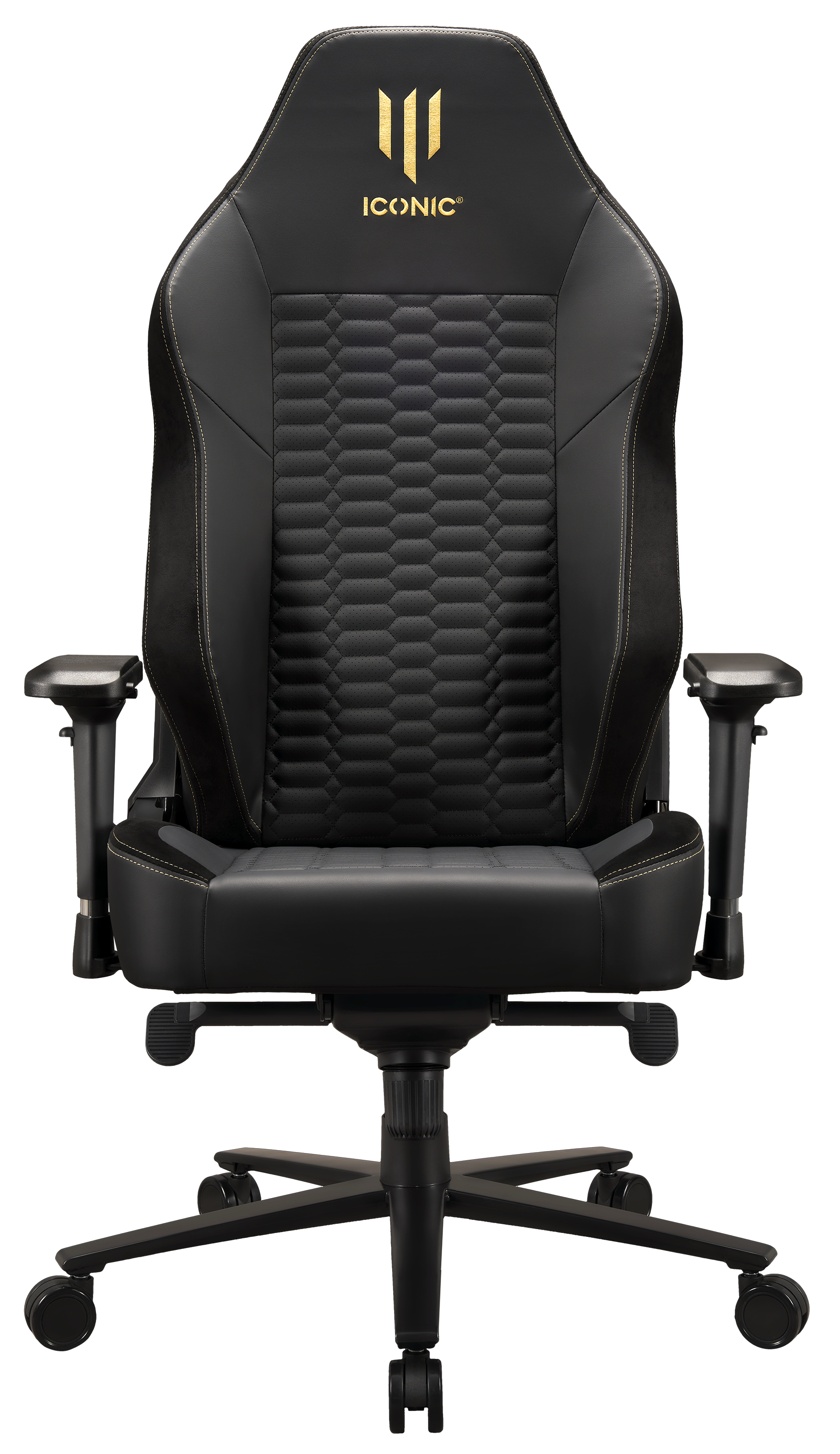 Apollon Classic   Gold Top Black Seat   Gold Logo Stol Geekd Dk
