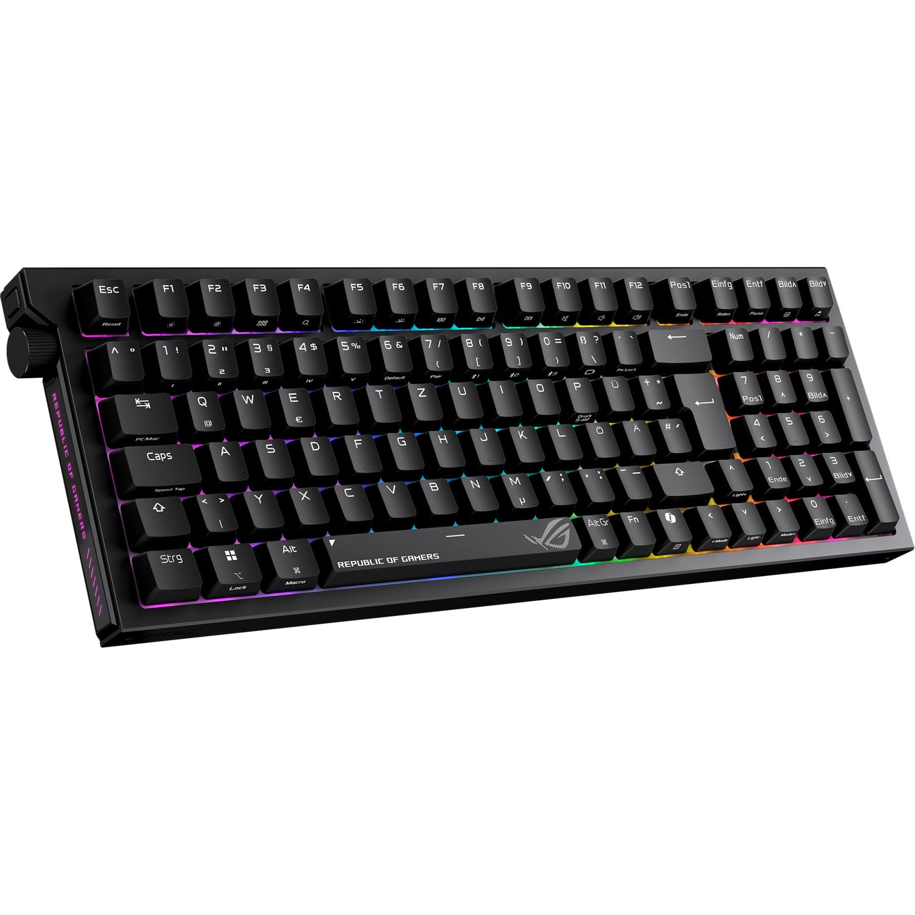 Asus Rog Strix Morph 96 Wireless Tastatur Med Tysk De-layout Sort Geekd Dk