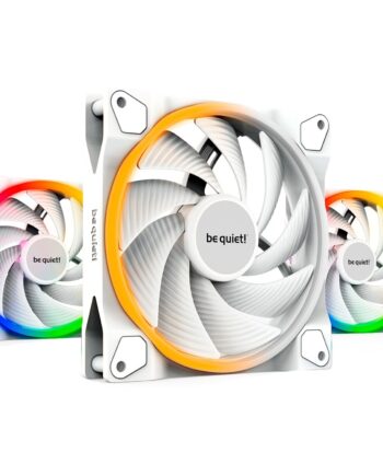 Be Quiet  Light Wings White 140mm Pwm High-speed Triple Pack  Case Fan  White  Pack Of    Incl  Argb Hub  Kabinet Blæser Geekd Dk