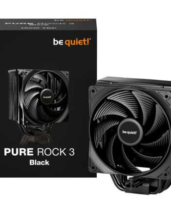 Be Quiet Pure Rock   Black  Black  120 Mm  Cpu Køler Geekd Dk