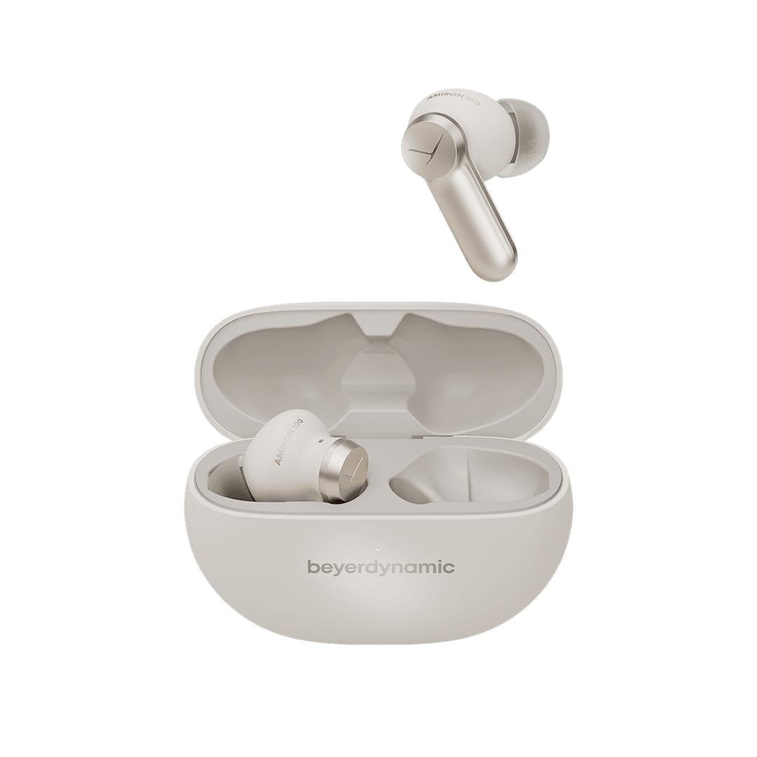 Beyerdynamic Amiron 100 In-ear Høretelefoner   Cremefarvet Headset Geekd Dk