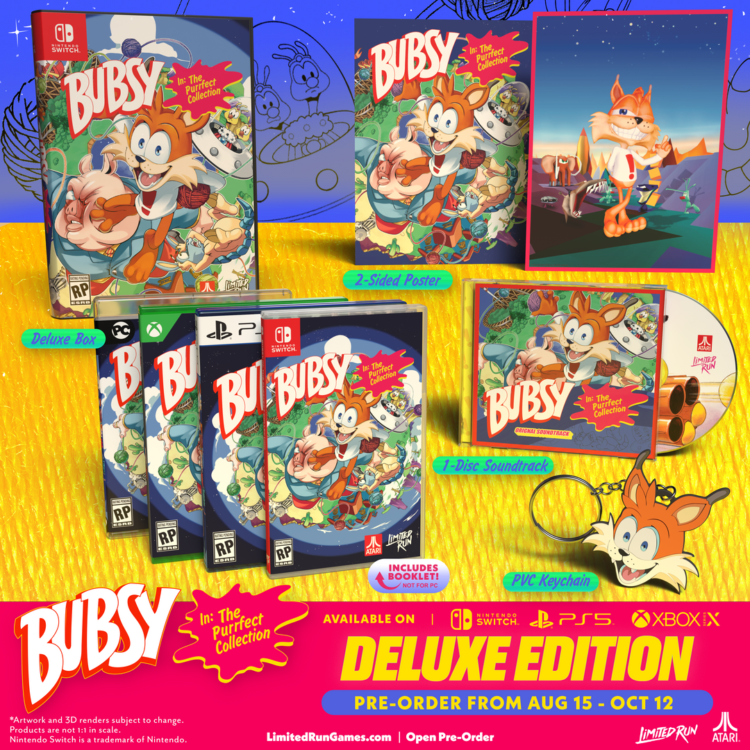 Bubsy In: The Purrfect Collection Deluxe Edition  Limited Run    Nintendo Switch Nintendo Switch Spil Geekd Dk