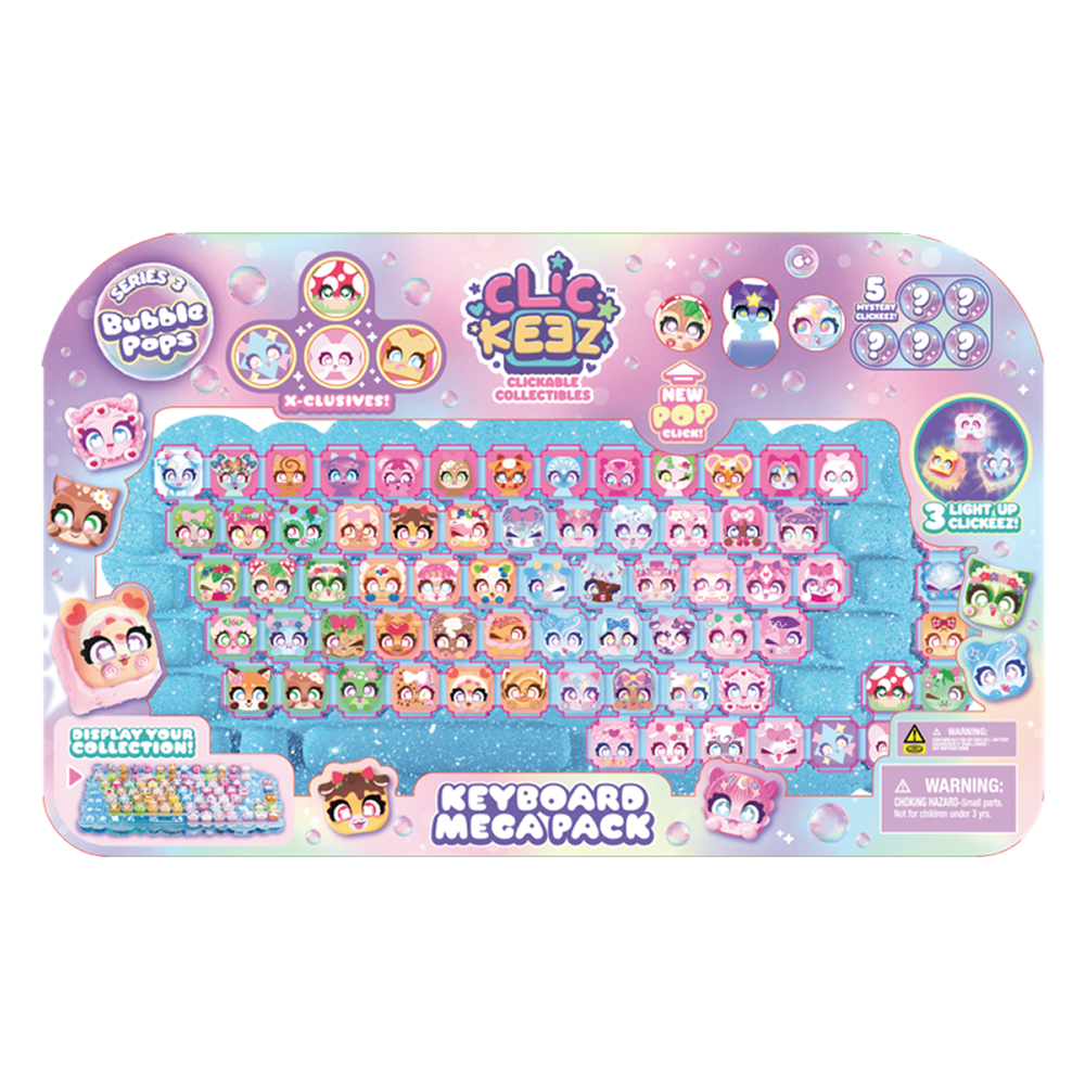 Clickeez Series   Keyboard Mega Pack   Fidgettastatur Toys Fidget Play Geekd Dk