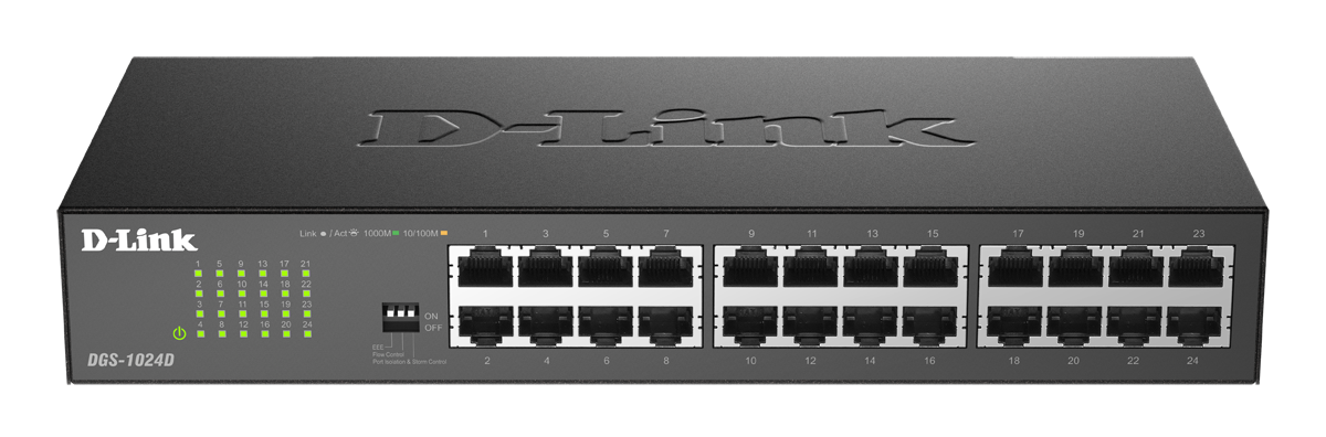 -link Dgs-1024d     24-port Gigabit-netværksswitch Geekd Dk