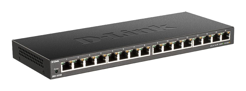 -link Dgs-1016s     Slank 16-port Gigabit-switch Geekd Dk