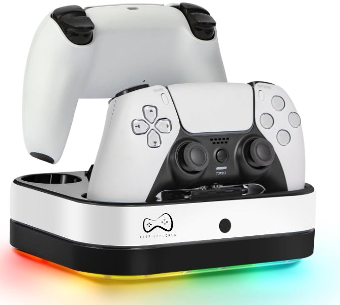 Deep Explorer Ladestation Til Ps5-controllere Charging Dock Geekd Dk