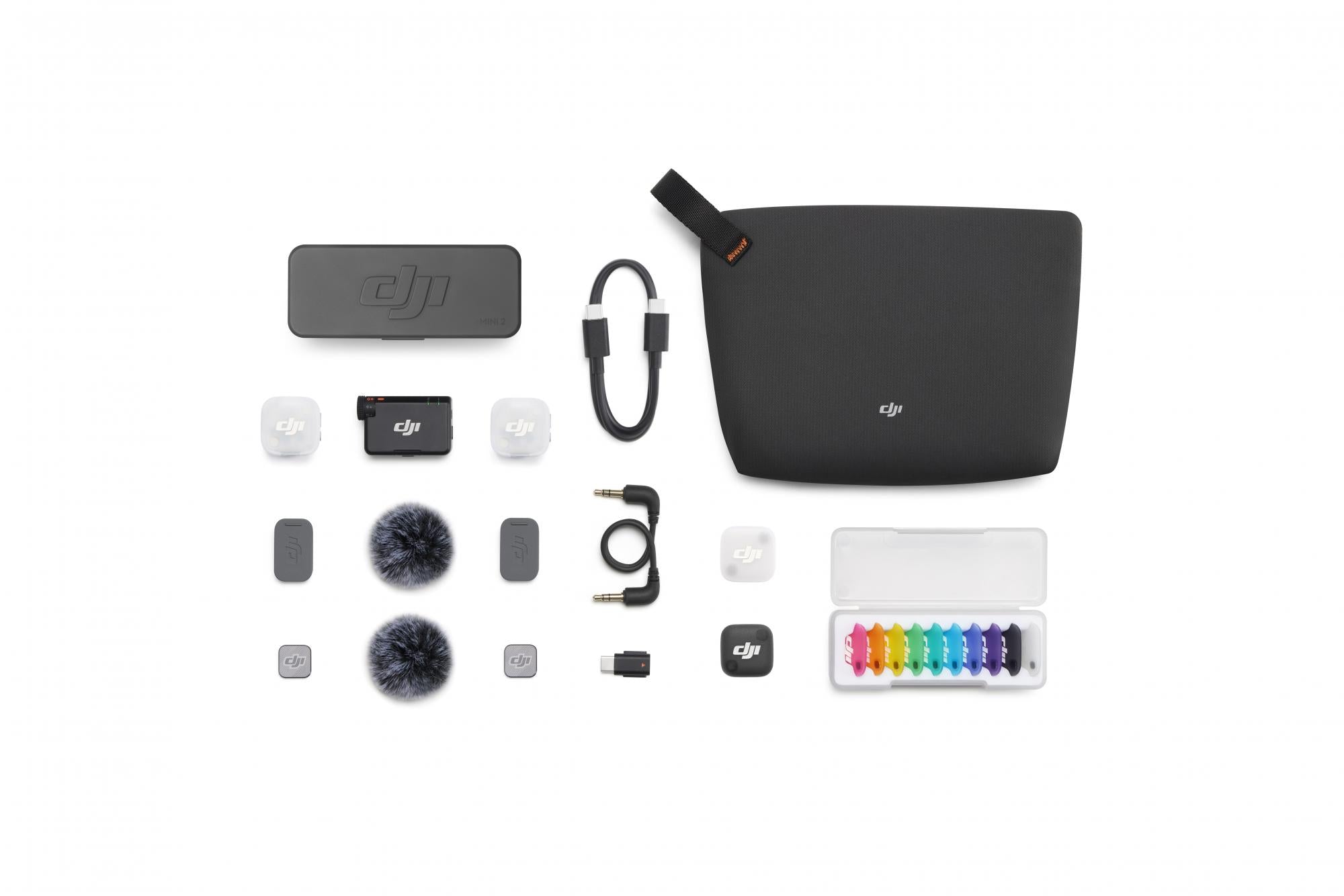 Dji Mic Mini      Tx     Rx   Opladningsetui  Mikrofon Geekd Dk