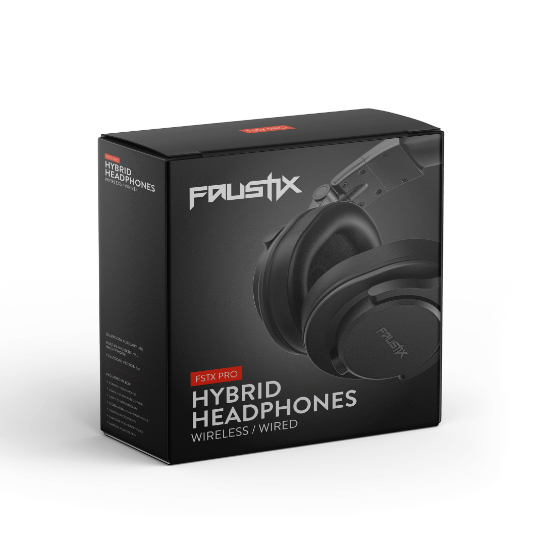 Faustix Fstxpro Trådløse Over-ear-hovedtelefoner Headset Geekd Dk